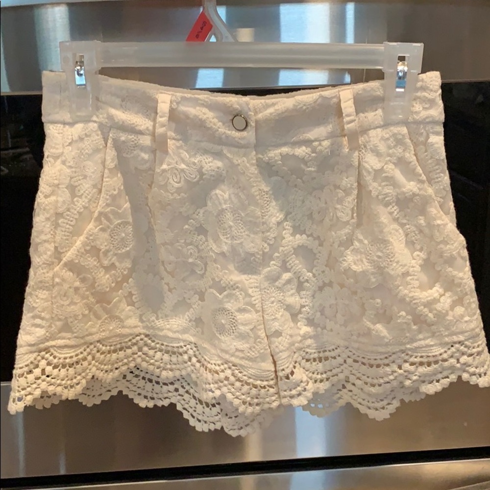 Monteau Lace Overlay Shorts